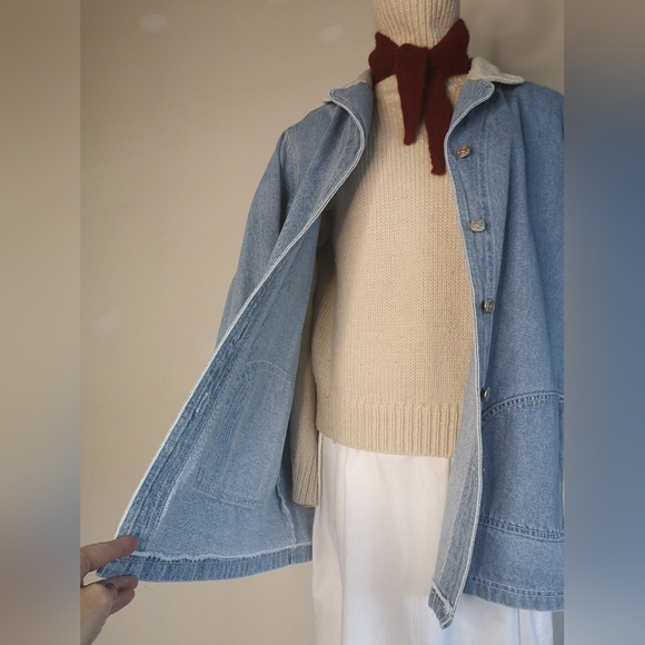 80s Denim Chore Coat - Picture 6 of 7
